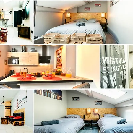 Apartment Centre Historique - Free Parking - Self Checkin - Wifi - Industriel - Sleepntripbeziers Beziers