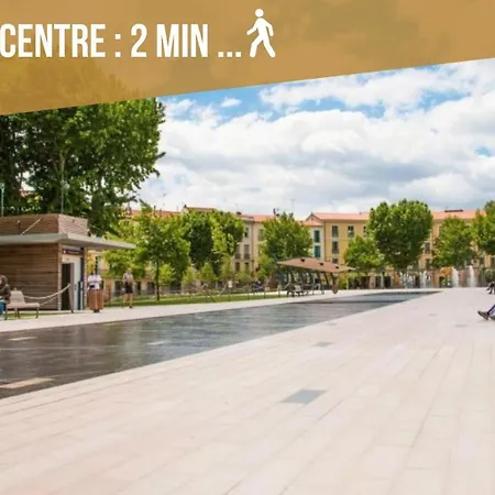 Apartment Centre Historique - Free Parking - Self Checkin - Wifi - Industriel - Sleepntripbeziers *